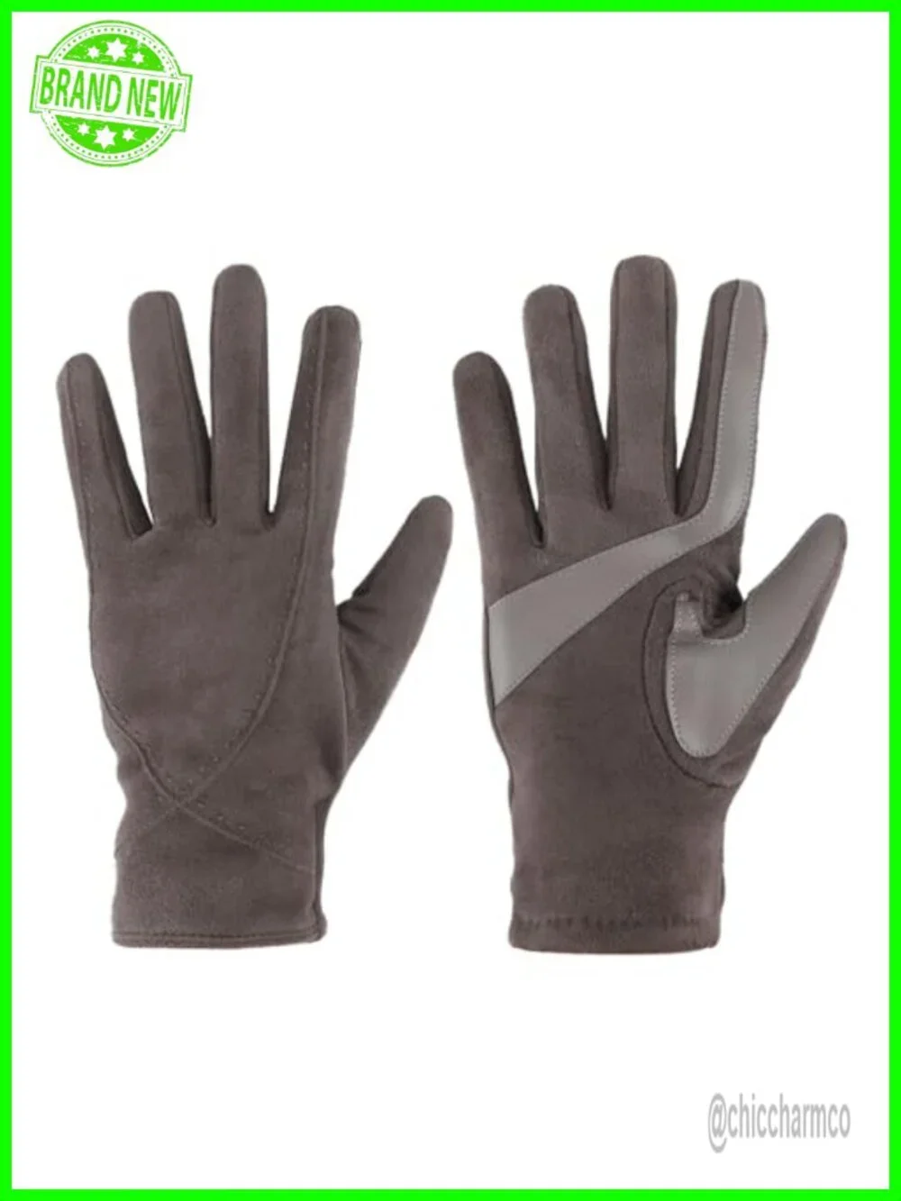 Isotoner Women's Water Repellent Touchscreen Microsuede Shortie Gloves